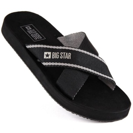 Tongs Big Star W INT1988B, noires le noir 1
