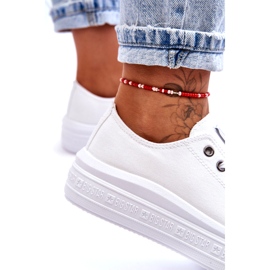 Baskets Plateforme Femme Big Star LL274A177 Blanc 2