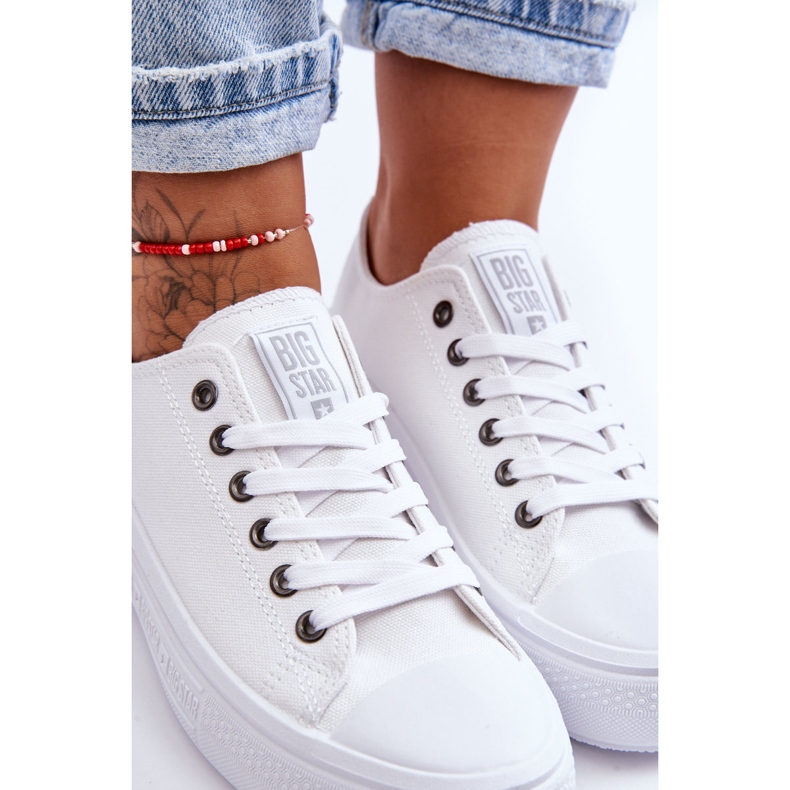 Baskets Plateforme Femme Big Star LL274A177 Blanc blanche 3