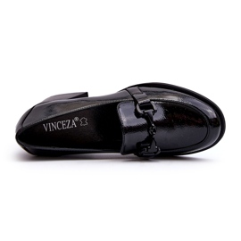 Vinceza Chaussures à talons hauts vernies noires 3