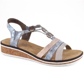 Sandales confortables Rieker W RKR664 multicolore 1