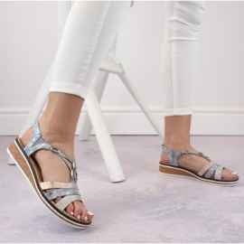 Sandales confortables Rieker W RKR664 multicolore 4