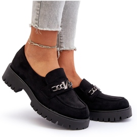 Vinceza Mocassins Femme En Daim Avec Décoration, Noir, Loraleima le noir 9
