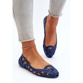 Ballerines Caoutchouc Femme Bleu Marine Salam 6