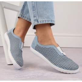 Chaussures ajourées confortables Rieker W RKR653 bleu 2