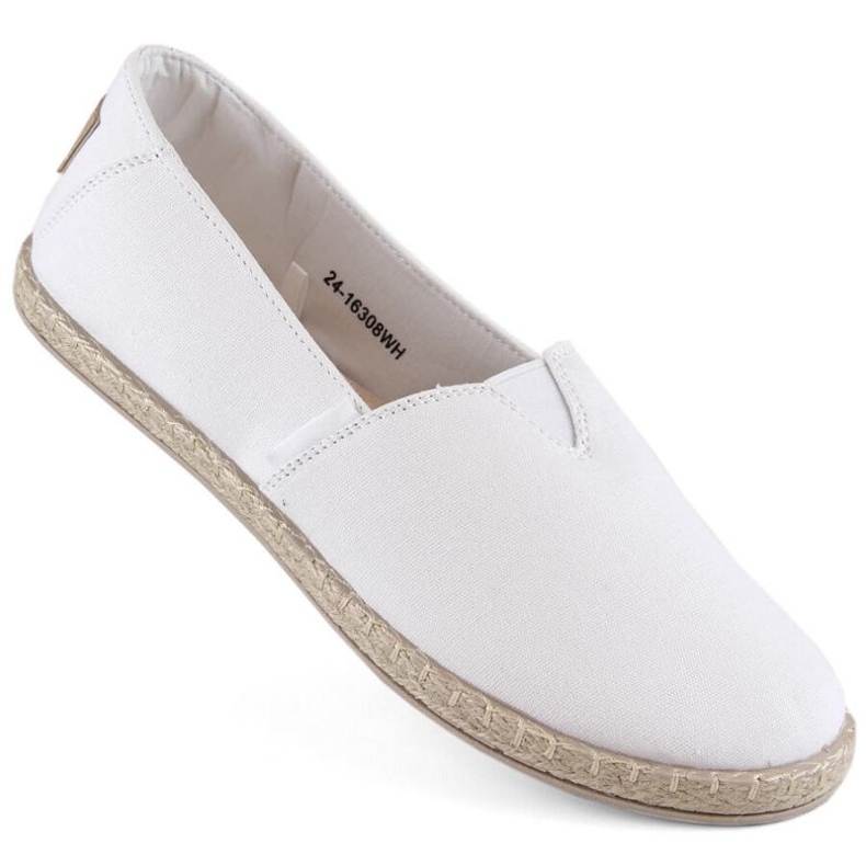 Espadrilles Potocki W WOL218B, blanches 1