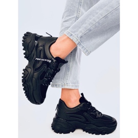 Bains Baskets compensées noires le noir 2