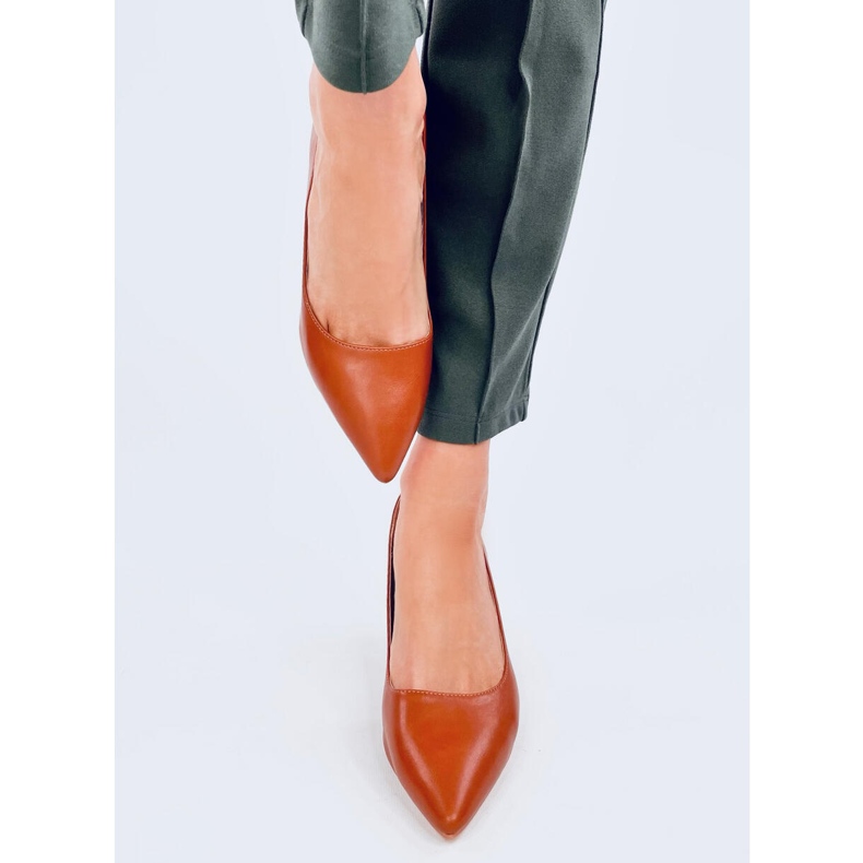 Escarpins à petit talon Greave Camel brun 1