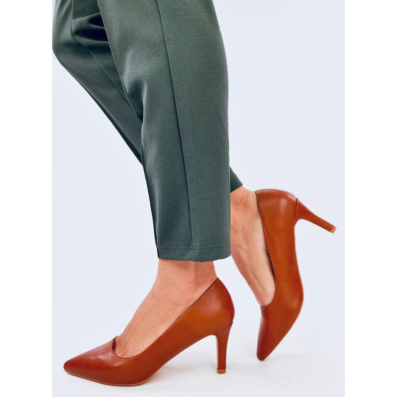 Escarpins à petit talon Greave Camel brun 2