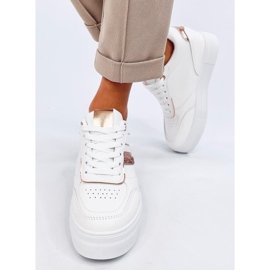 Baskets compensées Eyson BLANC/CHAMPAGNE blanche 1