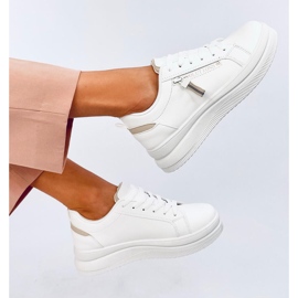 Mayers Baskets femme beiges blanc 1