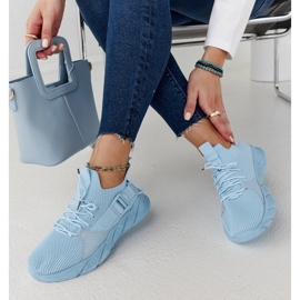 Baskets de sport légères bleues par Faruz 1