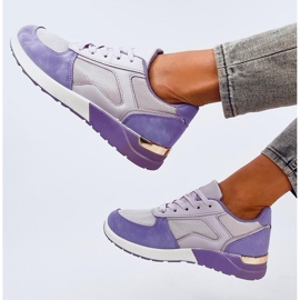 Baskets légères femme Doleh Violet 1