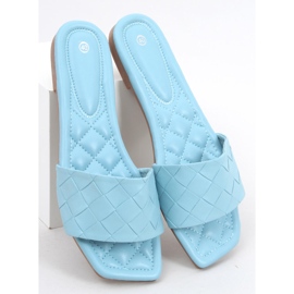 Chaussons à semelle carrée Sahar LT.BLUE bleu 2