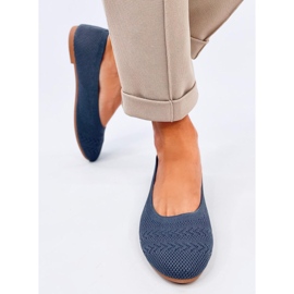 Ballerines tricotées Newey Blue bleu 2