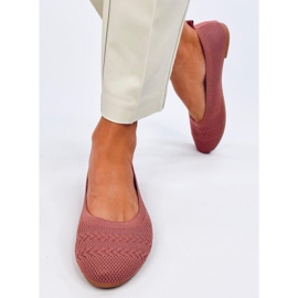 Newey Ballerines tricotées roses 1 Newey Ballerines tricotées roses 1