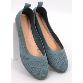 Ballerines en maille Newey Green vert 4