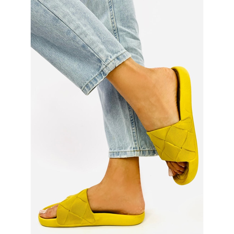 Claquettes Lottner Green en caoutchouc vert 2