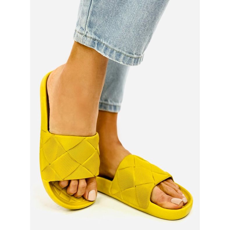 Claquettes Lottner Green en caoutchouc vert 1