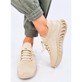 Neam Chaussures de sport chaussettes beiges 1