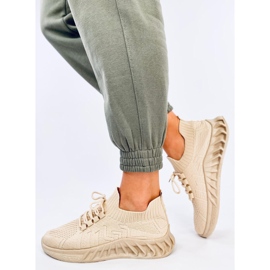 Neam Chaussures de sport chaussettes beiges 2