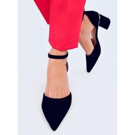 Harroi Escarpins noirs à bride cheville le noir 1