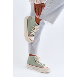 Baskets Plateforme Femme Menthe Aineri vert 8