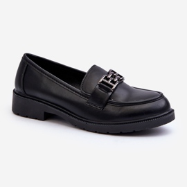 Mocassins Femme Avec Décoration S.Barski HY372 Noir 1
