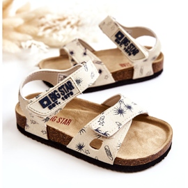 Sandales enfant Big Star JJ374379 Beige blanche 4