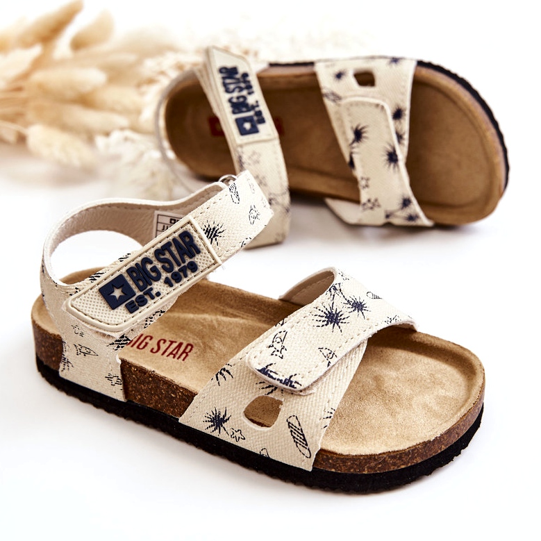Sandales enfant Big Star JJ374379 Beige blanc 3