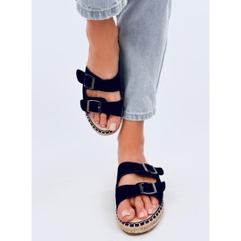 Espadrilles noires Maina le noir 1