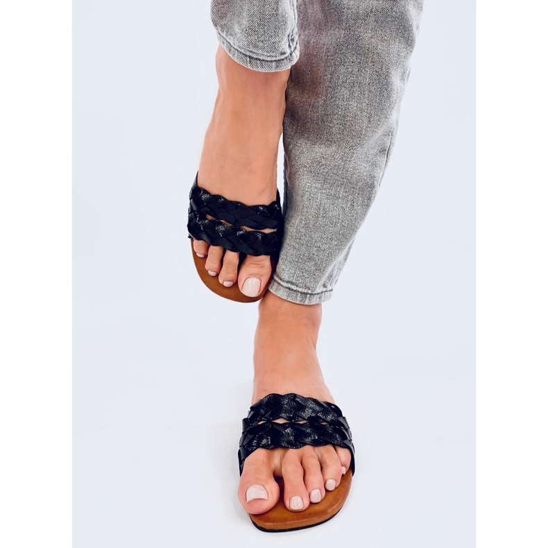 Chaussons femme Emery Black le noir 2 Chaussons femme Emery Black le noir 2