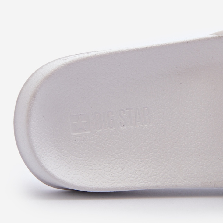 Tongs Big Star pour hommes NN174651 Blanc blanche 1