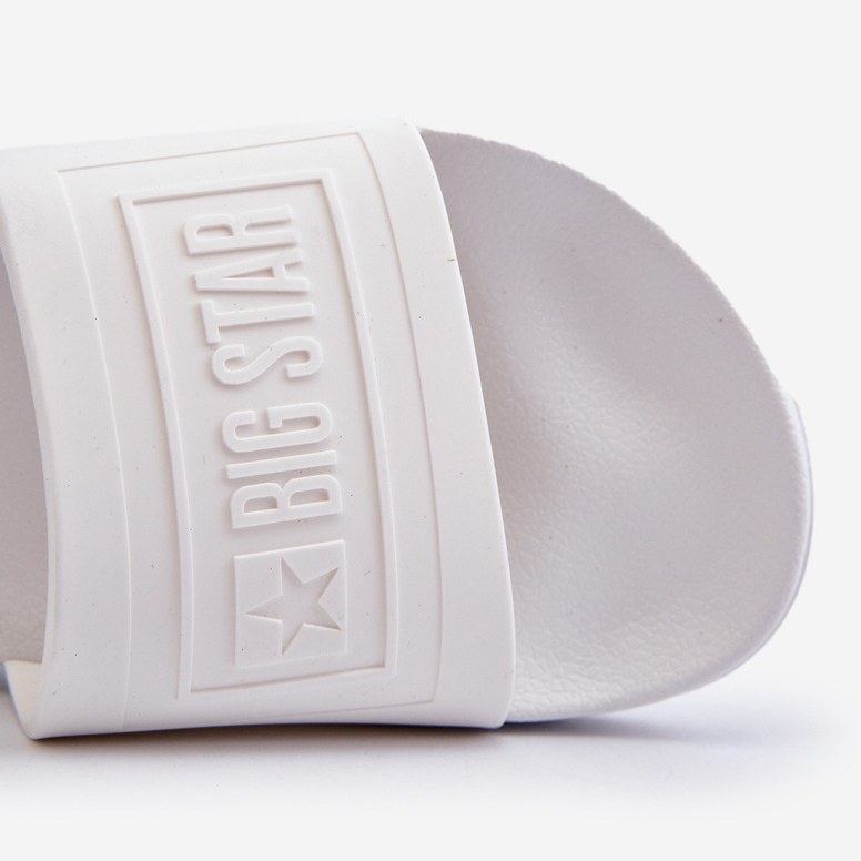 Tongs Big Star pour hommes NN174651 Blanc 2