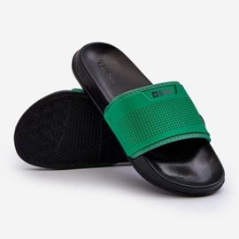 Tongs légères pour hommes Big Star NN174693 Vert 1