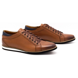 Olivier Chaussures en cuir pour hommes 7008KB marron brun 2