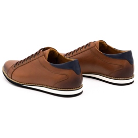 Olivier Chaussures en cuir pour hommes 7008KB marron brun 4