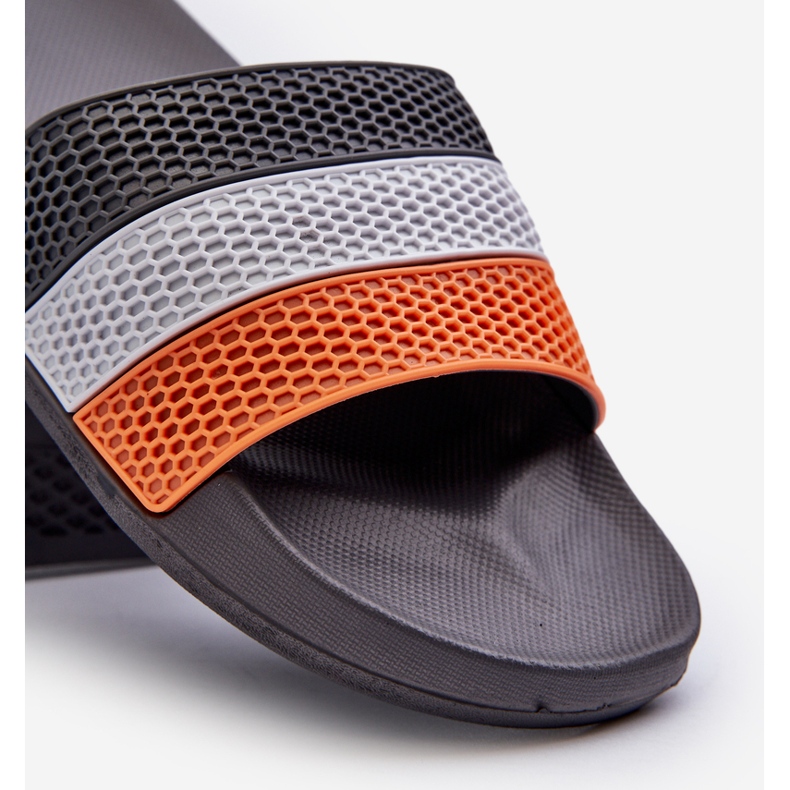 Tongs Classiques Pour Hommes Avec Sangles Gris Sylri 2