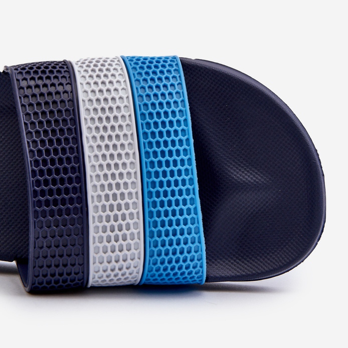 Tongs classiques pour hommes avec sangles, bleu marine Sylri 1