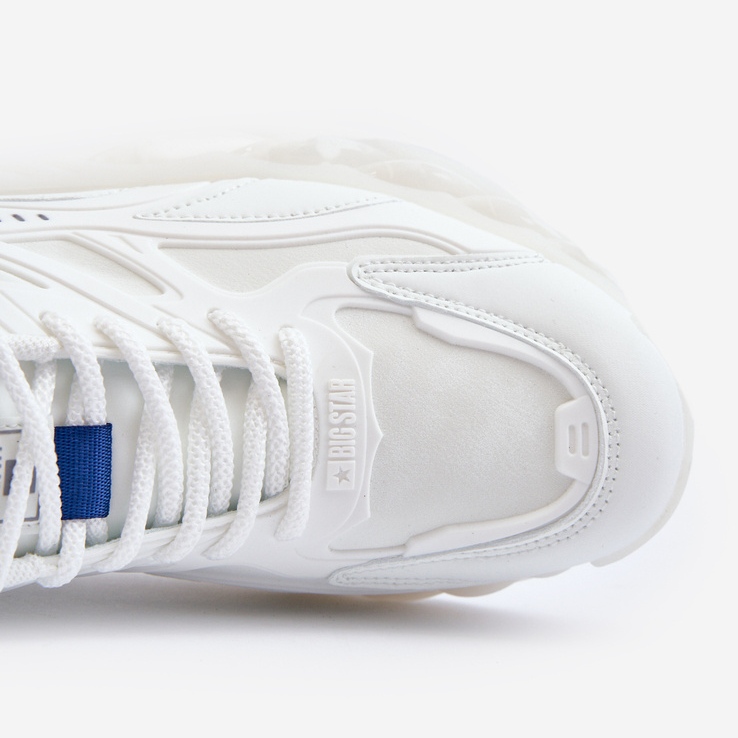 Baskets pour hommes HI-POLY System Big Star chaussures de sport NN174383 blanc 1