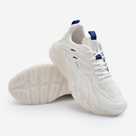 Baskets pour hommes HI-POLY System Big Star chaussures de sport NN174383 blanc 2