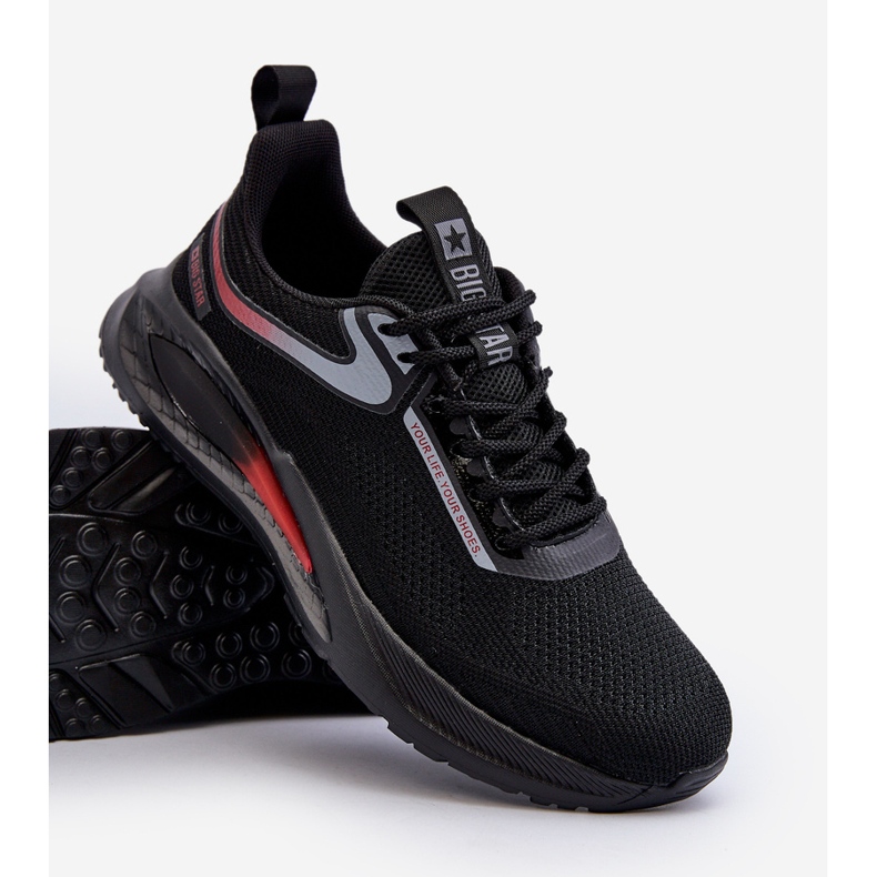 Chaussures de sport pour hommes HI-POLY System Big Star NN174373 noir 2