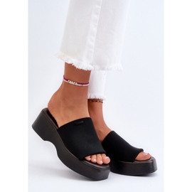 Tongs femme Big Star NN274021 Noir le noir 2