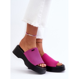 Tongs femme Big Star NN274026 Fuchsia rose 2 Tongs femme Big Star NN274026 Fuchsia rose 2