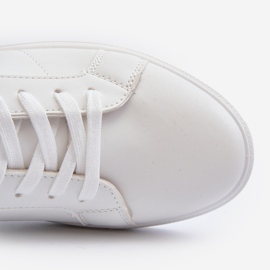 Baskets basses pour hommes en cuir écologique Big Star NN174280 blanc blanche 1