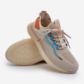 Chaussures de sport pour hommes HI-POLY System Big Star NN174452 Beige 1
