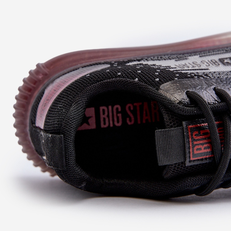 Chaussures de sport pour hommes HI-POLY System Big Star NN174476 noir gris 2