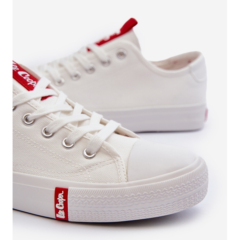 Lee Cooper Baskets pour hommes LCW-23-31-2240 Blanc blanche 2