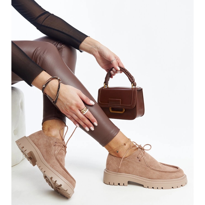 Chaussures Keiko classiques en daim marron brun 1