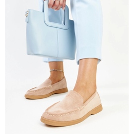 Chaussures en daim beiges de Rumay 2